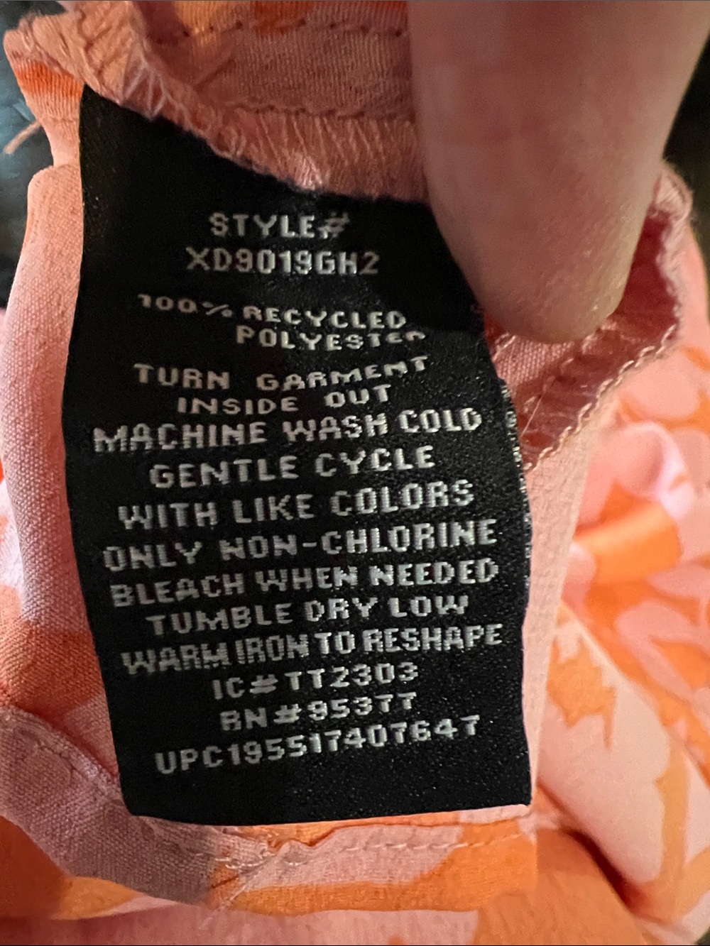 π²2π² if BUNDLED 3 or more $2 items Pink & Orange Floral Tiered Maxi Dress C284 - Picture 6 of 7